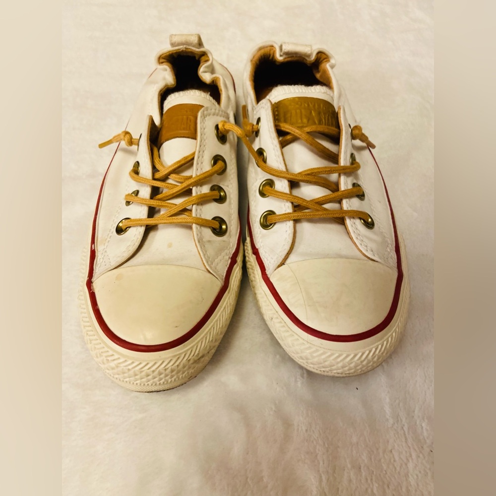 Converse All Star Shoreline Slip On white Size 7 EUC - Picture 1 of 13